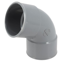 Coude, femelle-femelle à 67°30, à coller, en PVC