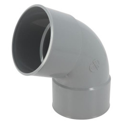 Coude, femelle-femelle à 67°30, à coller, en PVC