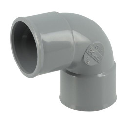 Coude 87°30, femelle-femelle, à coller, en PVC
