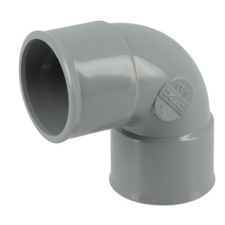 Coude 87°30, femelle-femelle, à coller, en PVC