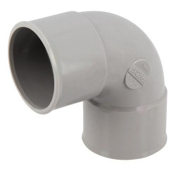 Coude 87°30, femelle-femelle, à coller, en PVC