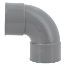 Coude 87°30, femelle-femelle, à coller, en PVC
