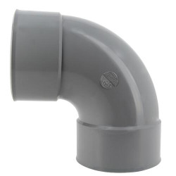 Coude 87°30, femelle-femelle, à coller, en PVC