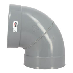 Coude, femelle-femelle à 87°30, à coller, en PVC