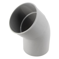 Coude en TECHTAN®, Mâle-femelle à 45°, pour tube de descente Ø 100