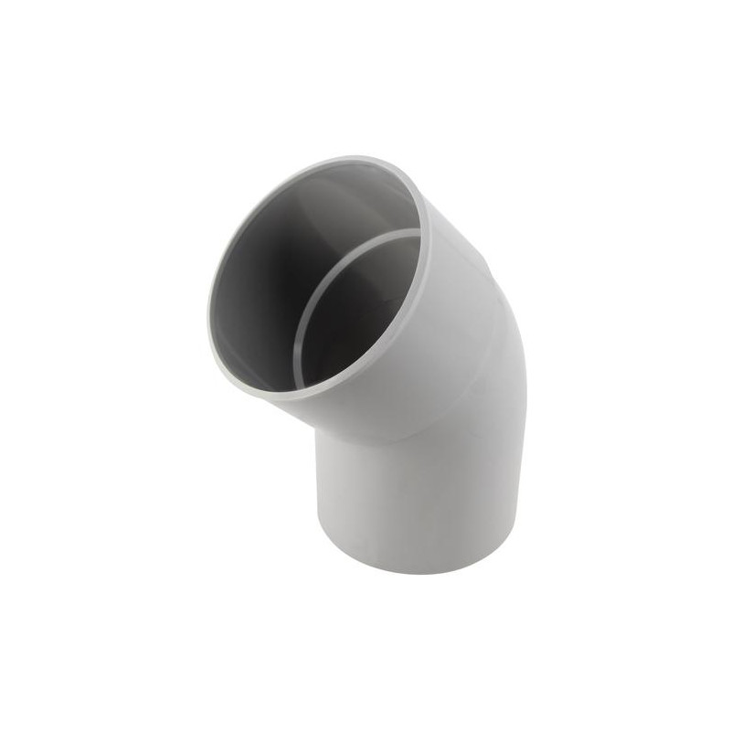 Coude en TECHTAN®, Mâle-femelle à 45°, pour tube de descente Ø 100