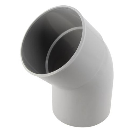 Coude en TECHTAN®, Mâle-femelle à 45°, pour tube de descente Ø 100