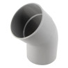 Coude en TECHTAN®, Mâle-femelle à 45°, pour tube de descente Ø 100