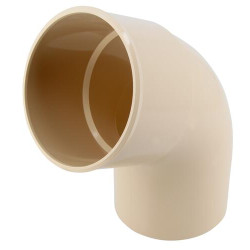 Coude en TECHTAN® 67°30, mâle-femelle, pour tube de descente
