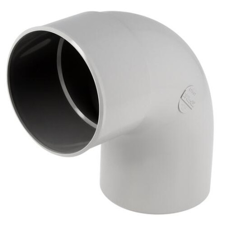 Coude en TECHTAN®, Mâle-femelle à 87°30, pour tube de descente Ø 100