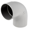 Coude en TECHTAN®, Mâle-femelle à 87°30, pour tube de descente Ø 100