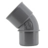 Coude 45°, mâle-femelle, à coller, en PVC