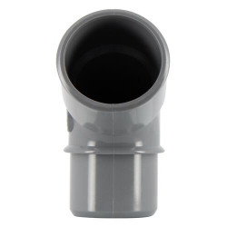 Coude 67°30, mâle-femelle, à coller, en PVC