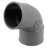 Coude 67°30, mâle-femelle, à coller, en PVC