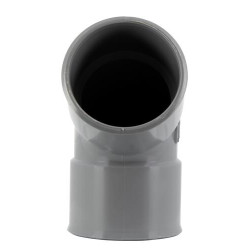 Coude 67°30, mâle-femelle, à coller, en PVC