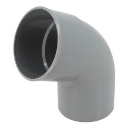 Coude, mâle-femelle à 67°30, à coller, en PVC