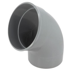 Coude, mâle-femelle à 67°30, à coller, en PVC