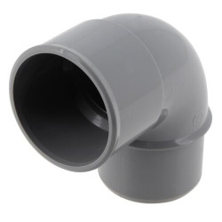 Coude 87°30, mâle-femelle, à coller, en PVC