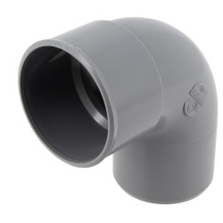 Coude 87°30, mâle-femelle, à coller, en PVC
