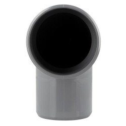 Coude 87°30, mâle-femelle, à coller, en PVC