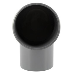 Coude 87°30, mâle-femelle, à coller, en PVC