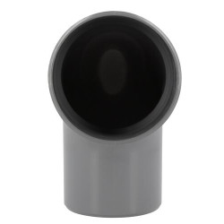 Coude 87°30, mâle-femelle, à coller, en PVC