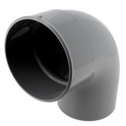 Coude 87°30, mâle-femelle, à coller, en PVC