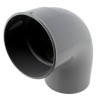 Coude 87°30, mâle-femelle, à coller, en PVC