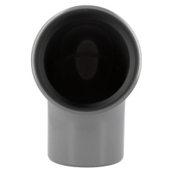 Coude 87°30, mâle-femelle, à coller, en PVC