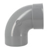 Coude 87°30, mâle-femelle, à coller, en PVC