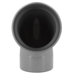 Coude 87°30, mâle-femelle, à coller, en PVC