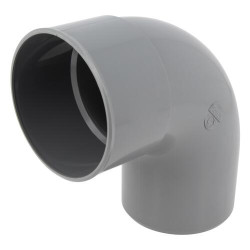 Coude, mâle-femelle à 87°30, à coller, en PVC