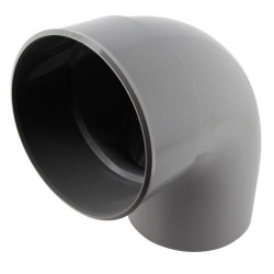 Coude, mâle-femelle à 87°30, à coller, en PVC
