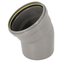 Coude 30° CR4 Mâle/Femelle Joint Standard Gris