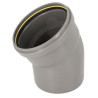 Coude 30° CR4 Mâle/Femelle Joint Standard Gris