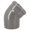 Coude 45° CR4 Mâle/Femelle Joint Standard Gris