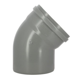 Coude 45° CR4 Mâle/Femelle Joint Standard Gris
