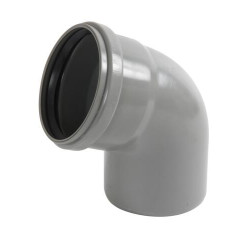 Coude 67°30 CR4 Mâle/Femelle Joint Standard Gris