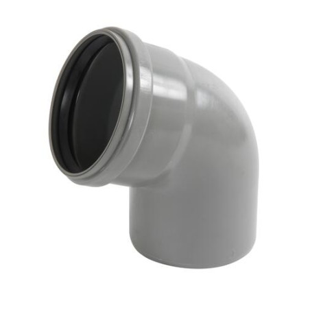 Coude 67°30 CR4 Mâle/Femelle Joint Standard Gris