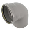 Coude 87°30 CR4 Mâle/Femelle Joint Standard Gris