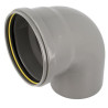 Coude 87°30 CR4 Mâle/Femelle Joint Standard Gris