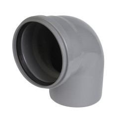 Coude 87°30 CR4 Mâle/Femelle Joint Standard Gris