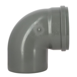 Coude 87°30 CR4 Mâle/Femelle Joint Standard Gris