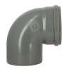 Coude 87°30 CR4 Mâle/Femelle Joint Standard Gris