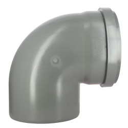 Coude 87°30 CR4 Mâle/Femelle Joint Standard Gris