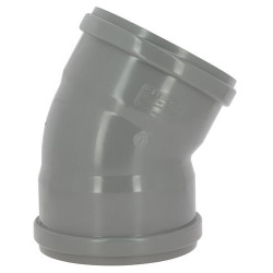 Coude 30° CR4 Femelle/Femelle Joint Fixe Gris