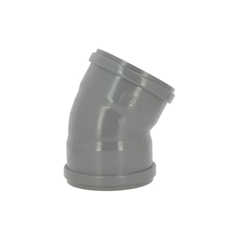 Coude 30° CR4 Femelle/Femelle Joint Fixe Gris