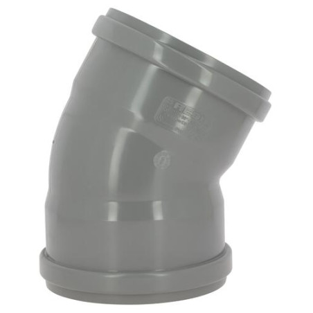 Coude 30° CR4 Femelle/Femelle Joint Fixe Gris
