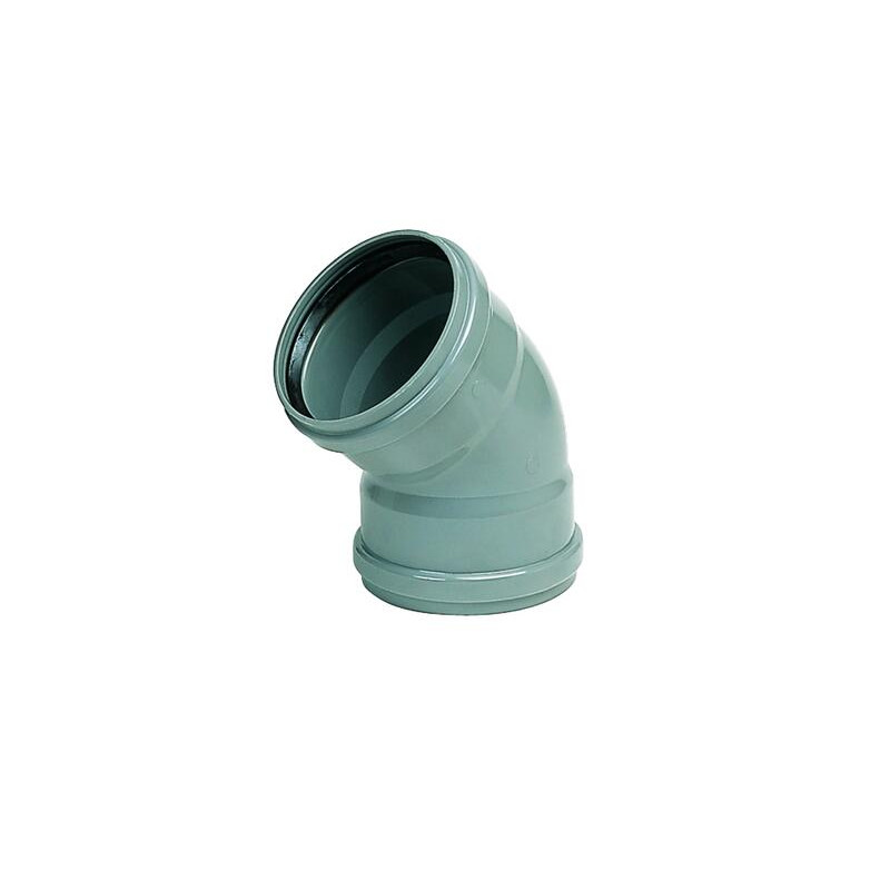 Coude 45° CR4 Femelle/Femelle Joint Fixe Gris