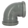 Coude 87°30 CR4 Femelle/Femelle Joint Fixe Gris